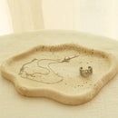 Organic Travertine Stone Display Tray