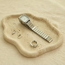 Organic Travertine Stone Display Tray