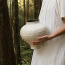 Textured Rounded Ceramic Vase
