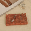 Ribbed Natural Stone Soap Dish