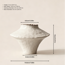Flared Sculptural Ceramic Vase