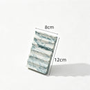 Ribbed Natural Stone Soap Dish