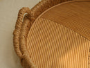 Round Rattan Serving Tray