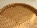 Round Rattan Serving Tray
