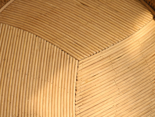 Round Rattan Serving Tray
