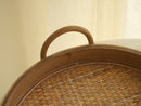 Oval Rattan Serving Tray