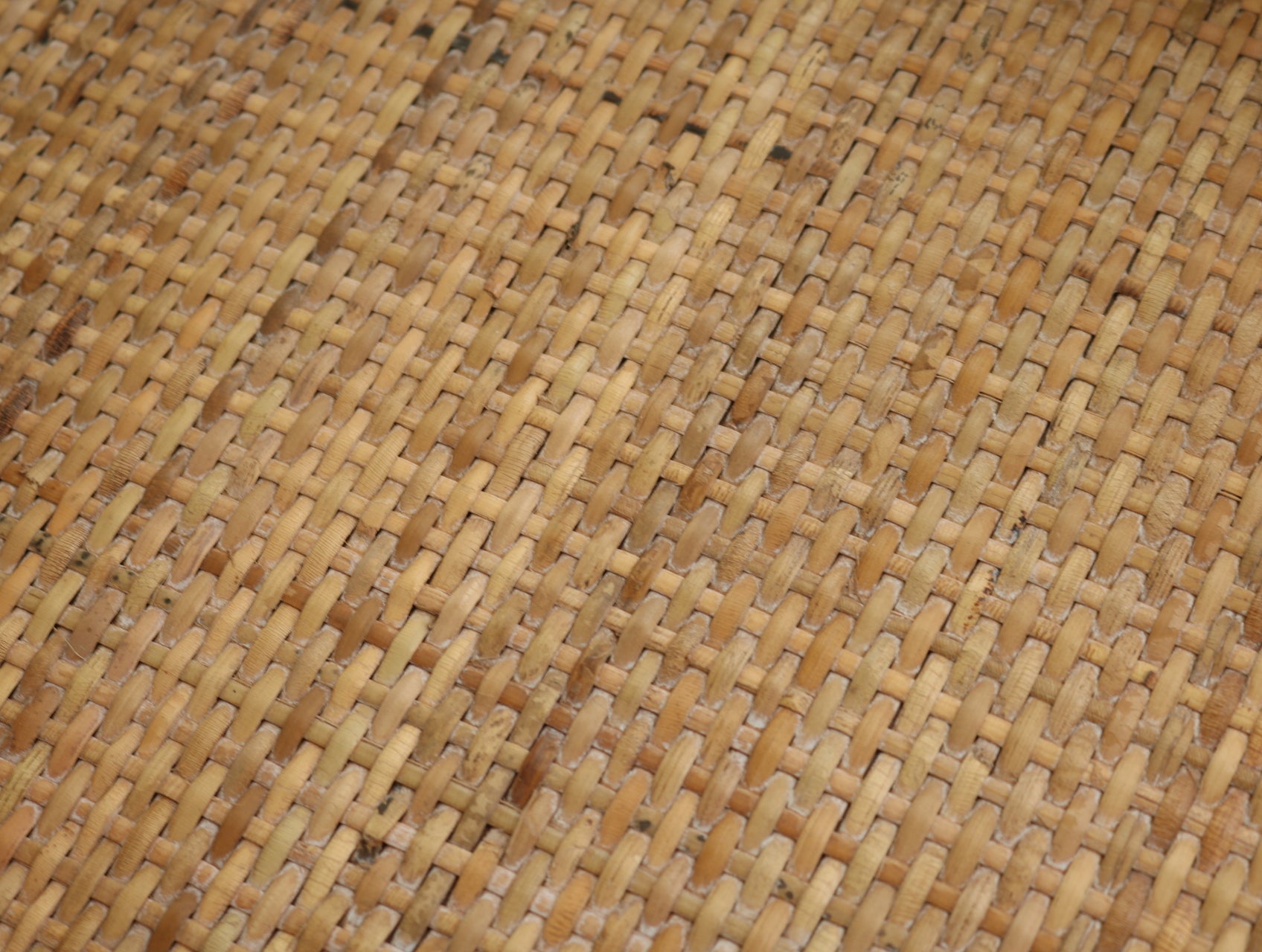 Oval Rattan Serving Tray