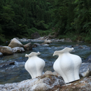 Jingdezhen Sculptural Ruffle Ceramic Vase