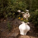 Jingdezhen Sculptural Ruffle Ceramic Vase