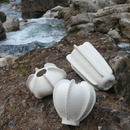 Sculptural Petal Ceramic Vase