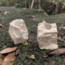 Raw Sculptural Travertine Candle Holder
