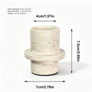 Sculptural Marble Candle Holder